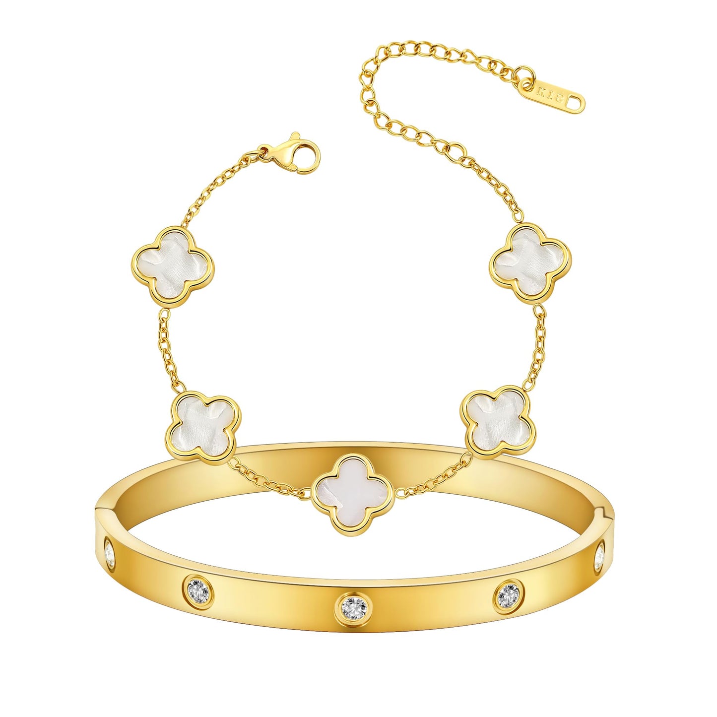 Golden Clover Bracelet