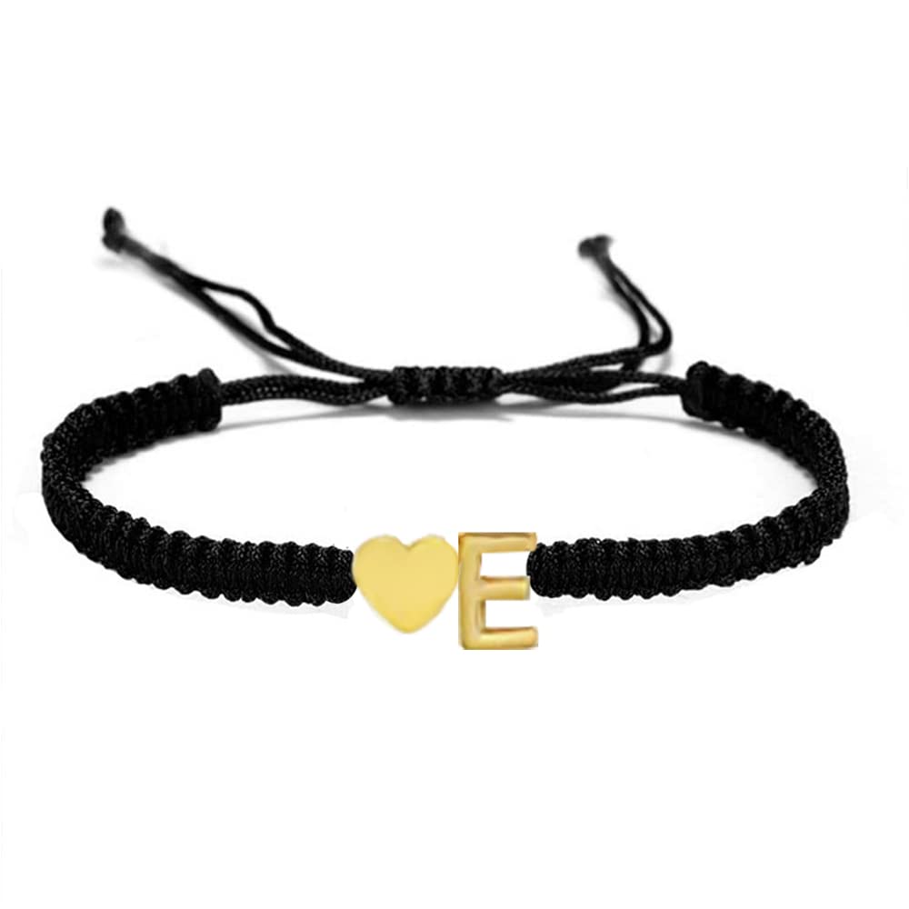 Kelistom Initial Heart Bracelet