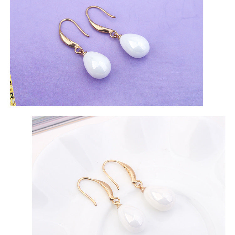 Elegant Pearl Drop Earrings