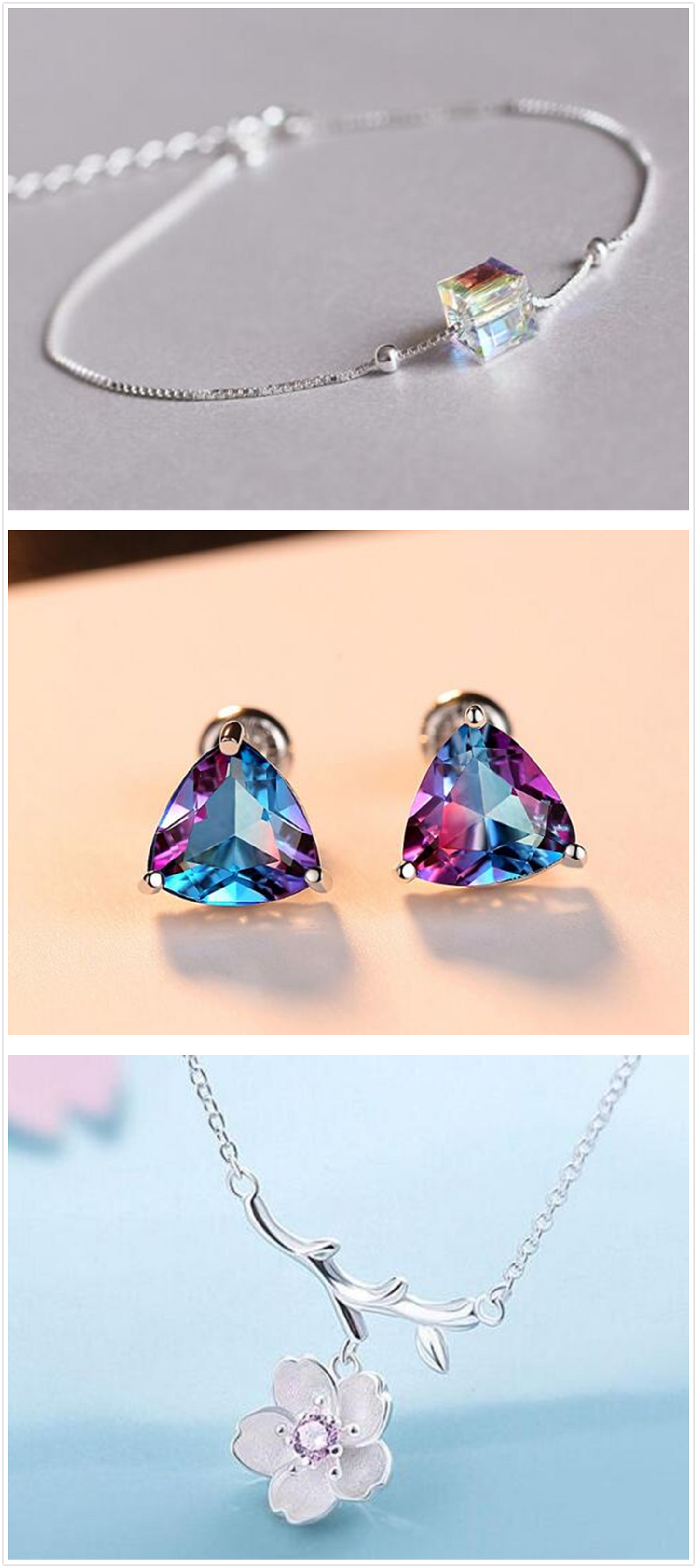Paw Crystal Necklace