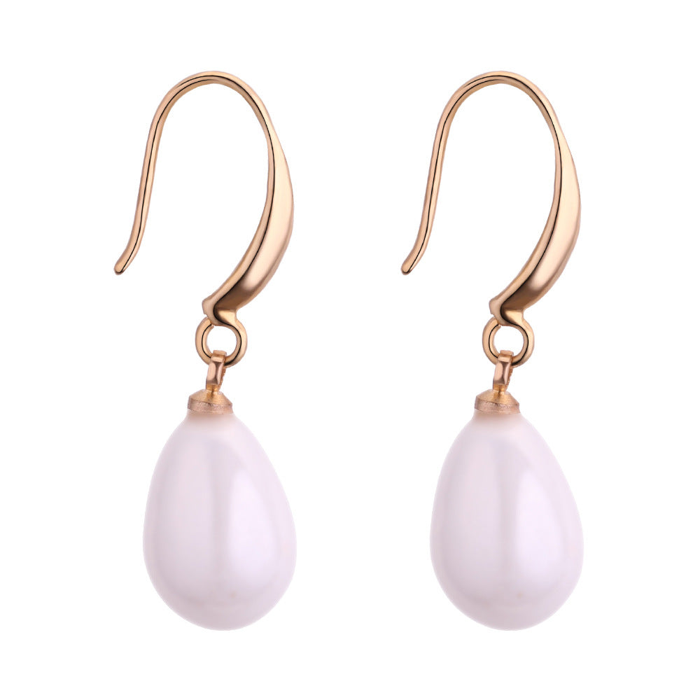 Elegant Pearl Drop Earrings