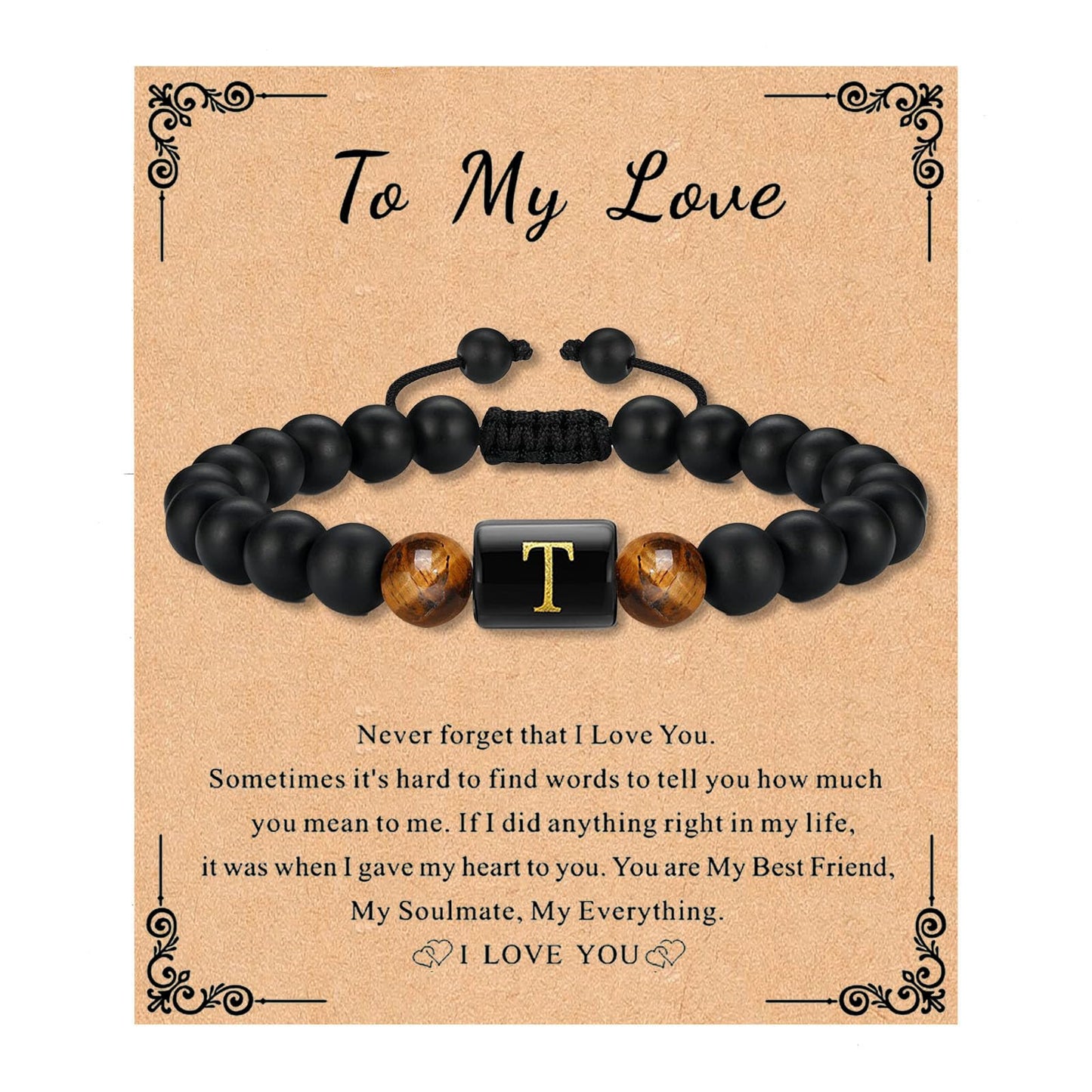 Onyx Bead Bracelet