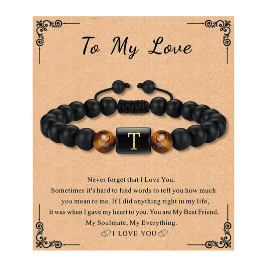 Onyx Bead Bracelet