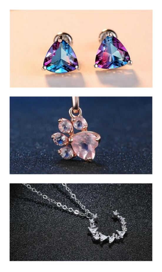 Paw Crystal Necklace