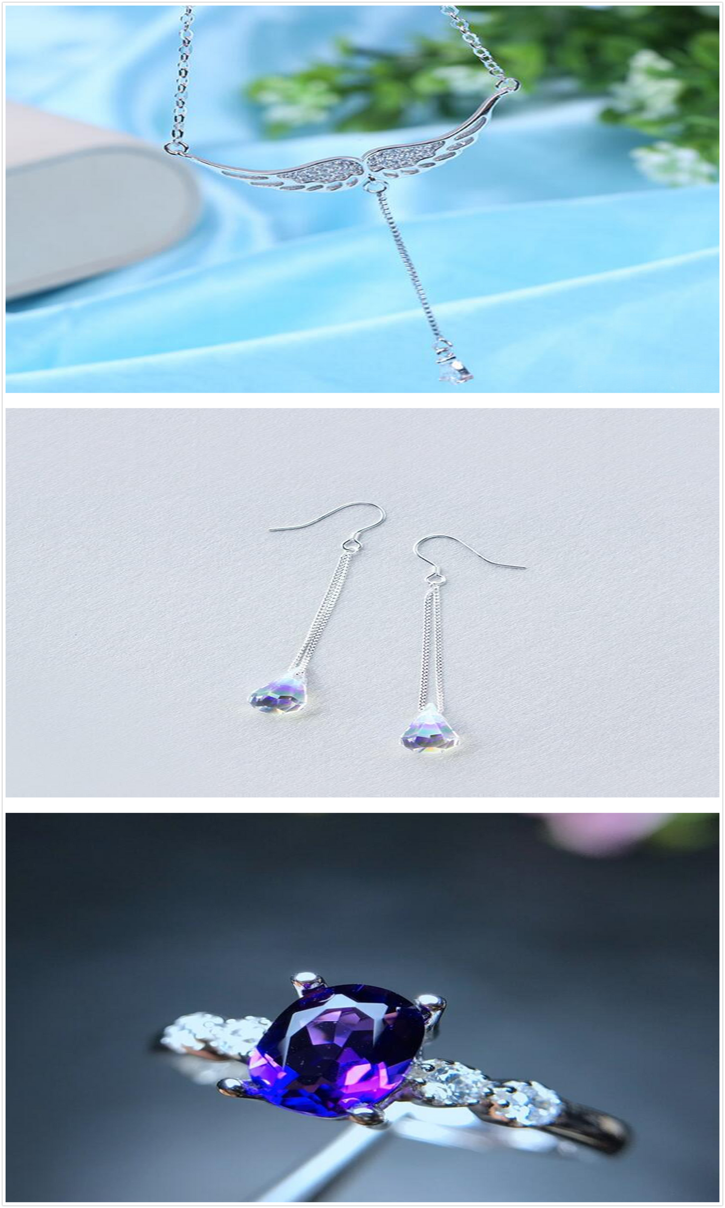 Paw Crystal Necklace