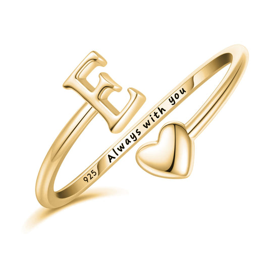Engraved Initial Ring