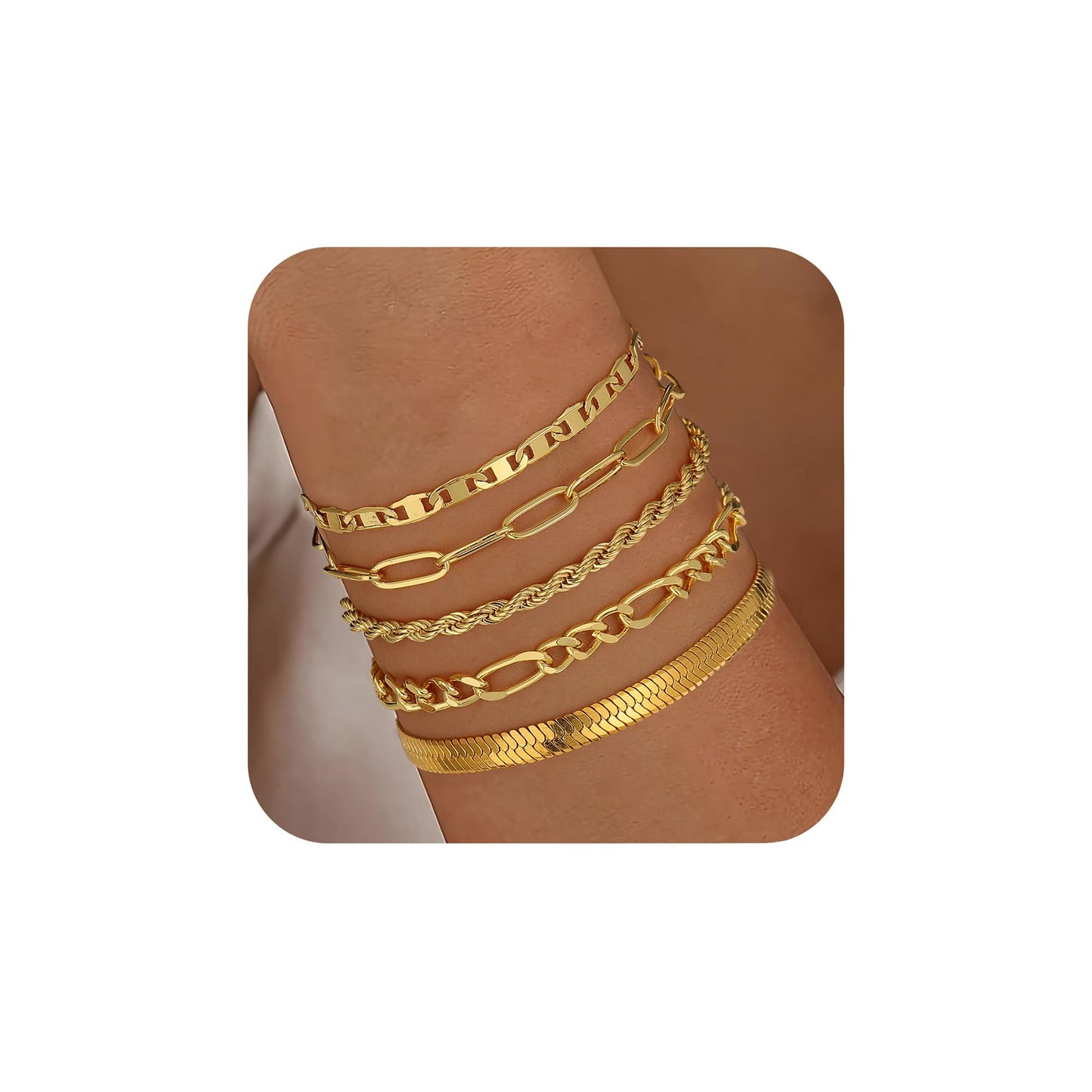 Golden Stack Bracelet