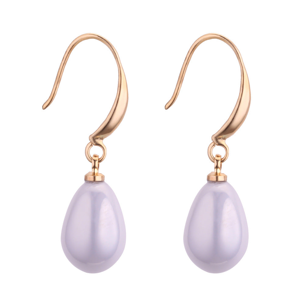 Elegant Pearl Drop Earrings