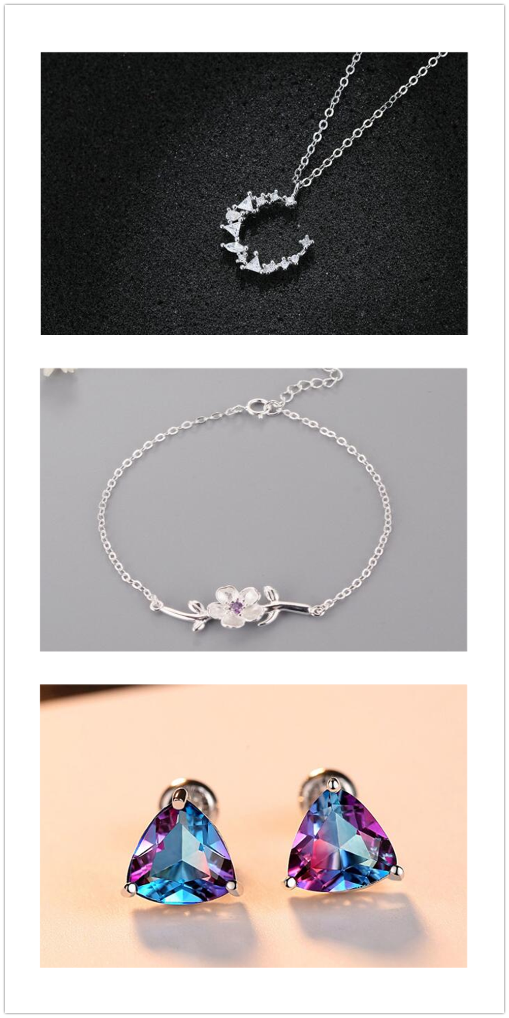 Paw Crystal Necklace